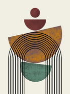 Textured Mid Century Composition by Little Dean on GIANT ART - illustration abstract wall art