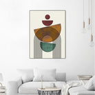 Textured Mid Century Composition by Little Dean on GIANT ART - illustration abstract wall art