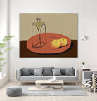 Jar and apple by Little Dean on GIANT ART - illustration still life art