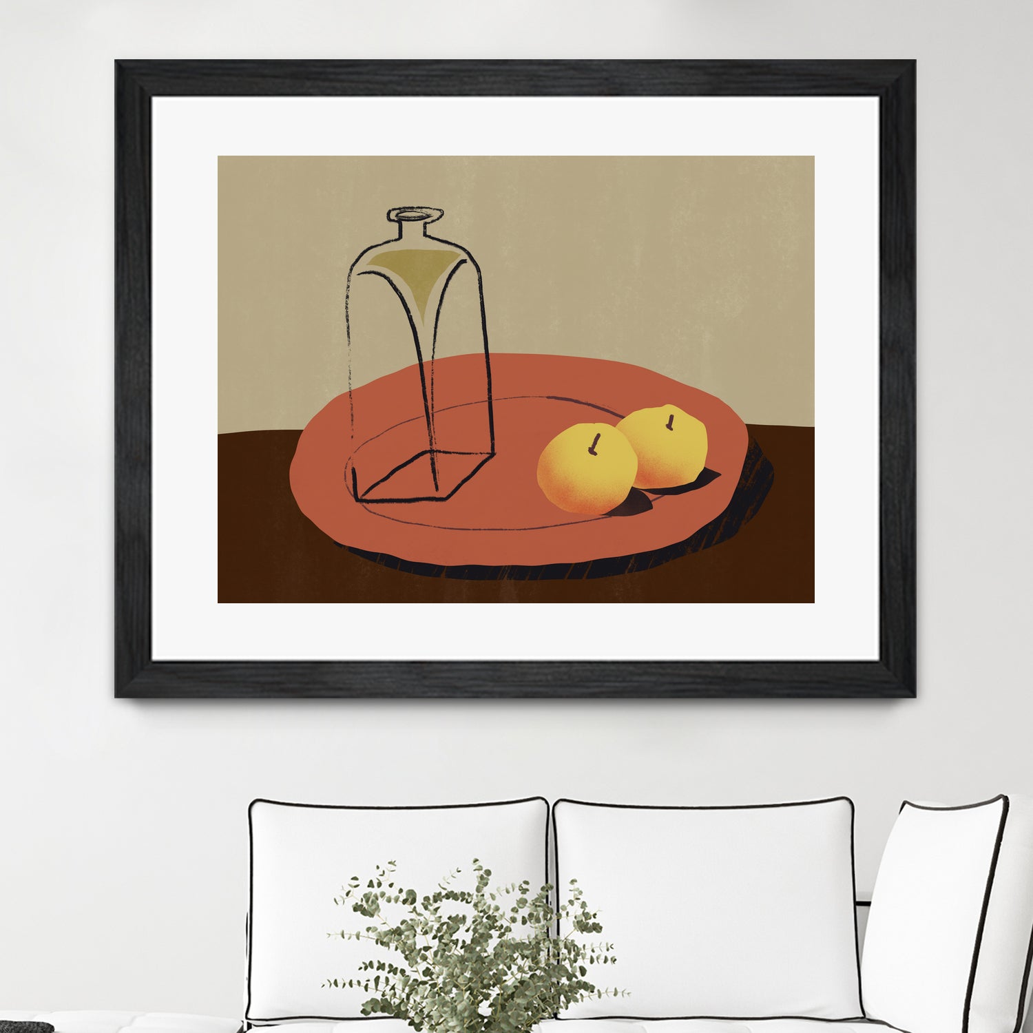 Jar and apple by Little Dean on GIANT ART - illustration still life art