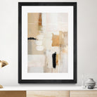 Abstract In Beige 2 by Sally on GIANT ART - orange abstact