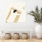 Burning Thoughts by Andi Bell Art on GIANT ART - landscape black and beige