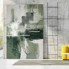 Canvas Greens 1 by Sally on GIANT ART - ann moss