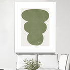 Greenery Simple Retro Shapes by THE MIUUS STUDIO on GIANT ART - abstract abstract