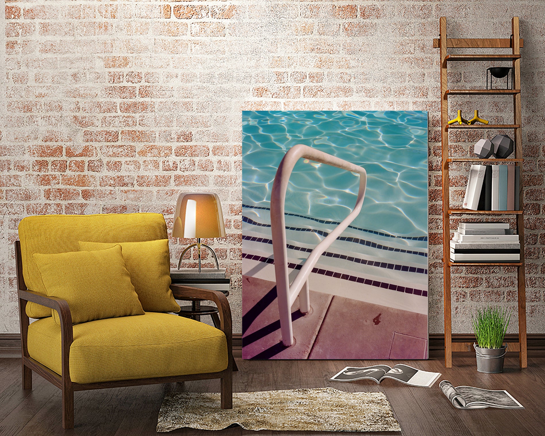 Palm Springs Pool Day by Bethany on GIANT ART - photography swimming pool