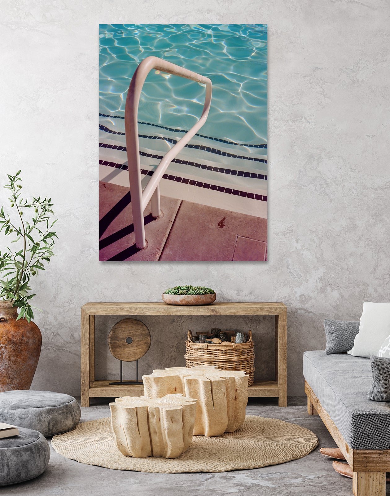 Palm Springs Pool Day by Bethany on GIANT ART - photography swimming pool