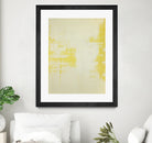 SUNNY SIDE UP by Gustaf Tidholm on GIANT ART - abstract yellow