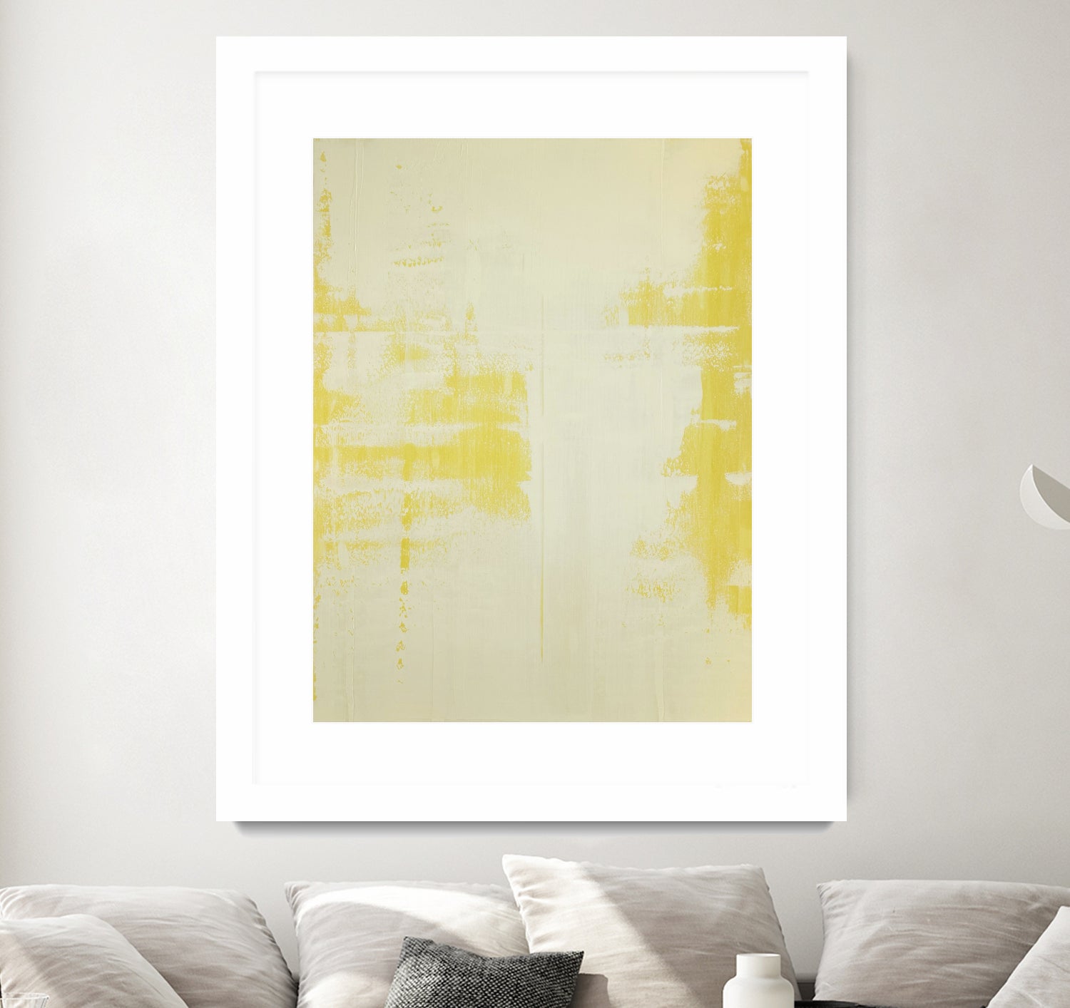 SUNNY SIDE UP by Gustaf Tidholm on GIANT ART - abstract yellow