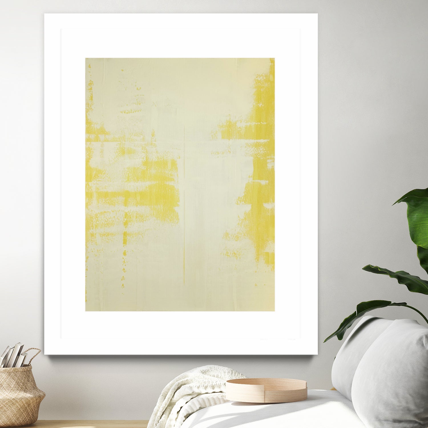 SUNNY SIDE UP by Gustaf Tidholm on GIANT ART - abstract yellow