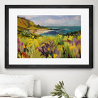 Coastal California  by Maxine Shore  on GIANT ART - green landscape  coast