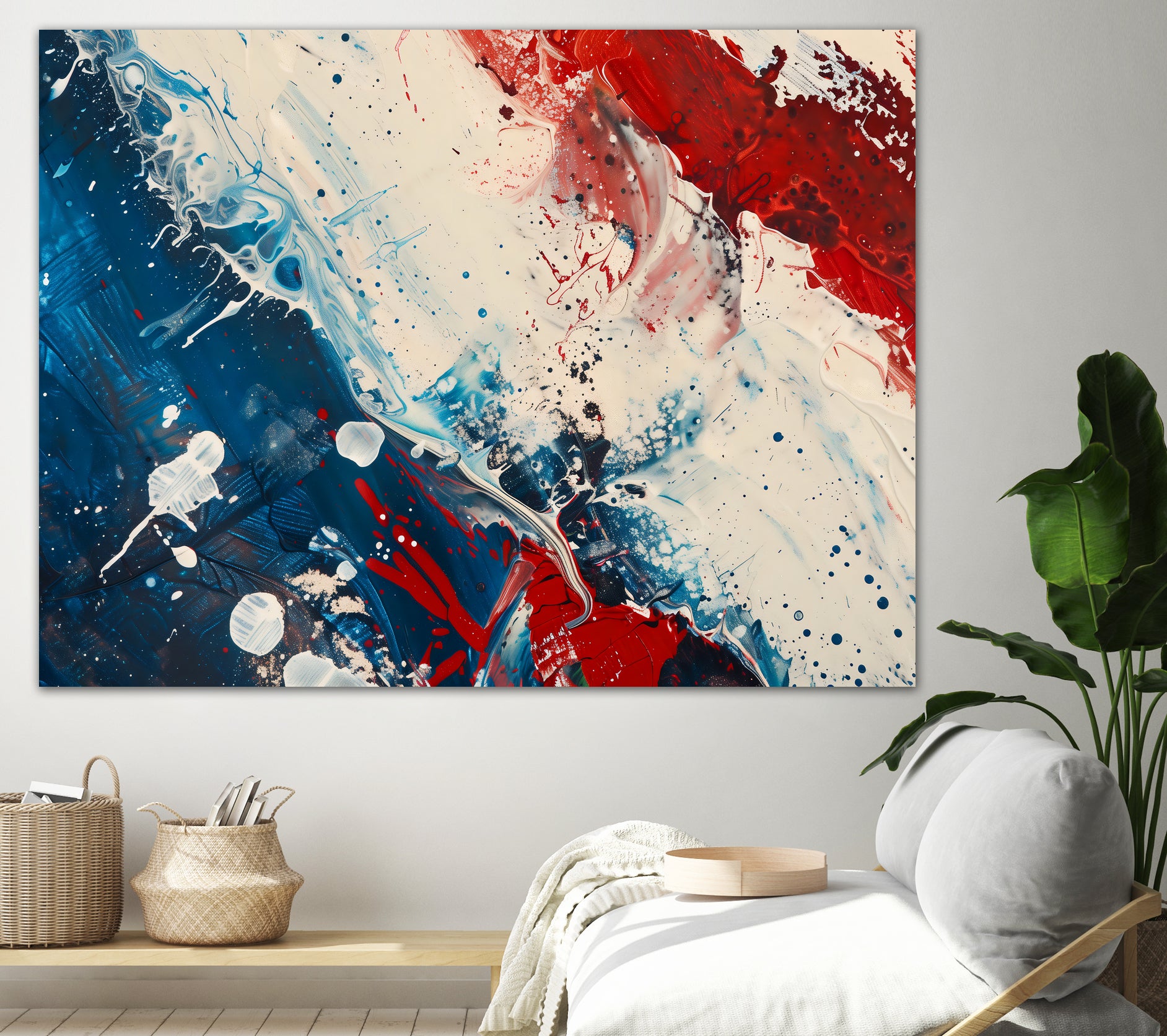 Red White and Blue by Andreas Magnusson on GIANT ART - abstract art