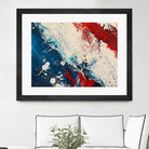 Red White and Blue by Andreas Magnusson on GIANT ART - abstract art
