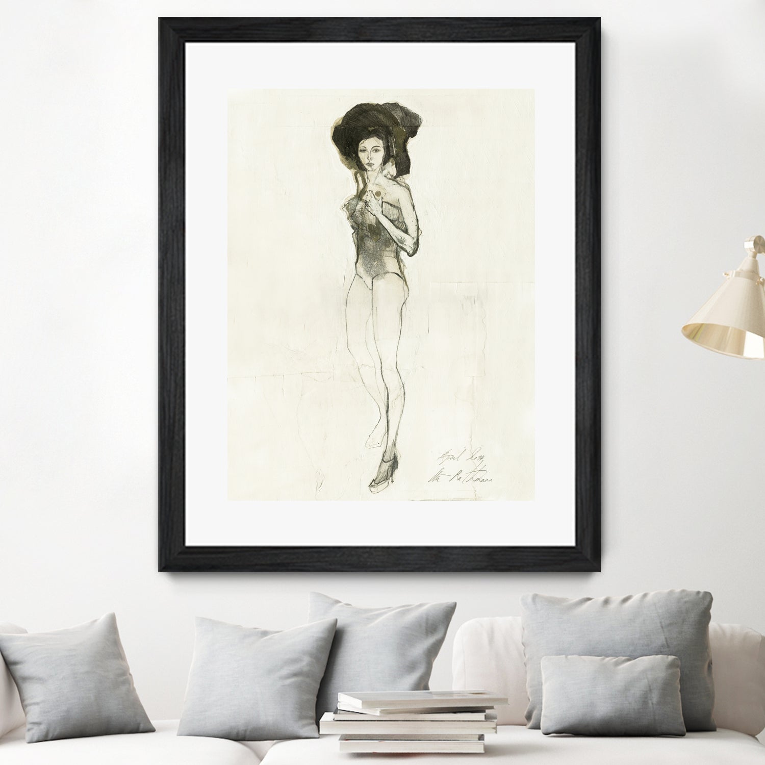 Minimalist Style by Ute Rathmann on GIANT ART - figurative fashion illustration