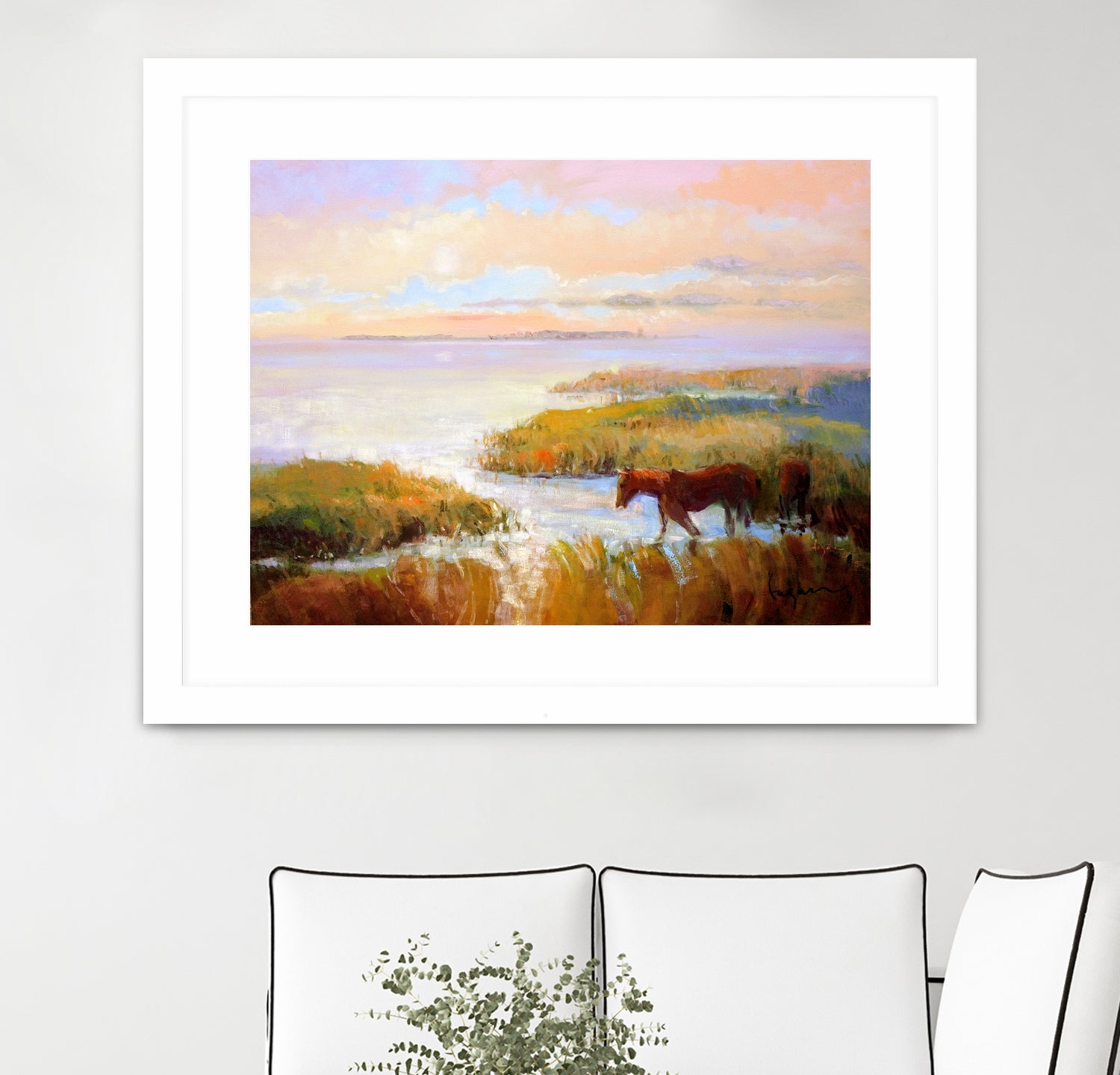 Serene Marshscape by Dorothy Fagan  on GIANT ART - animal