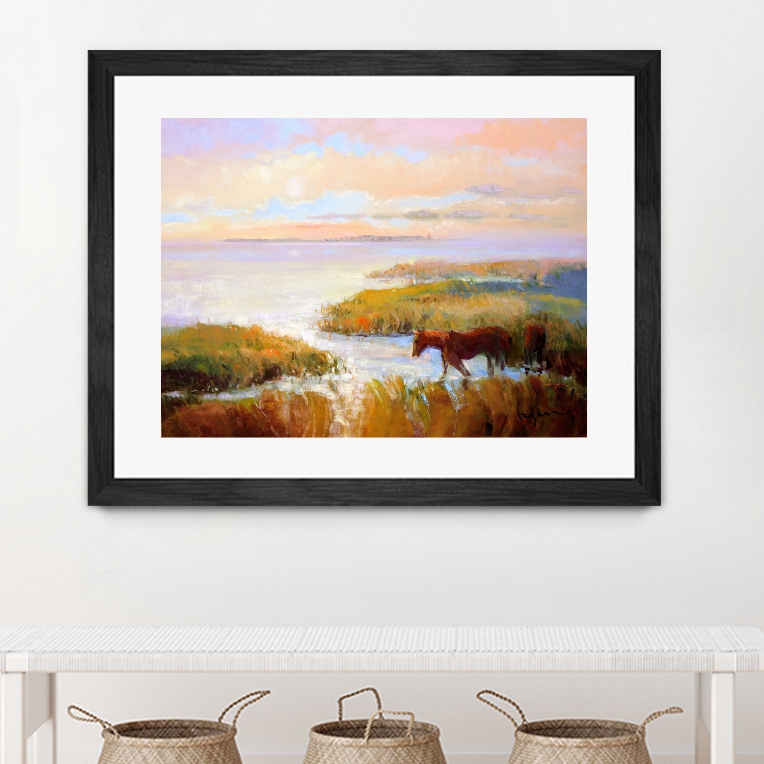 Serene Marshscape by Dorothy Fagan  on GIANT ART - animal