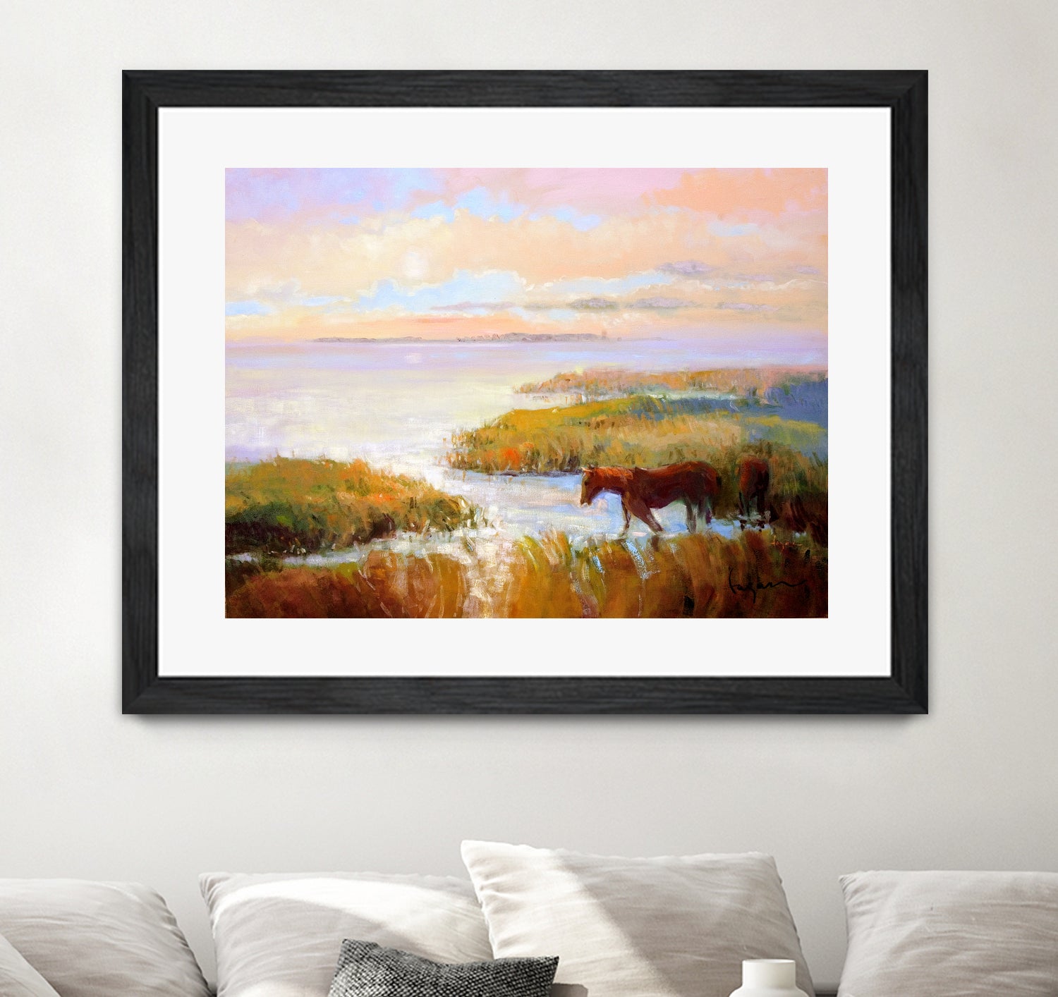 Serene Marshscape by Dorothy Fagan  on GIANT ART - animal