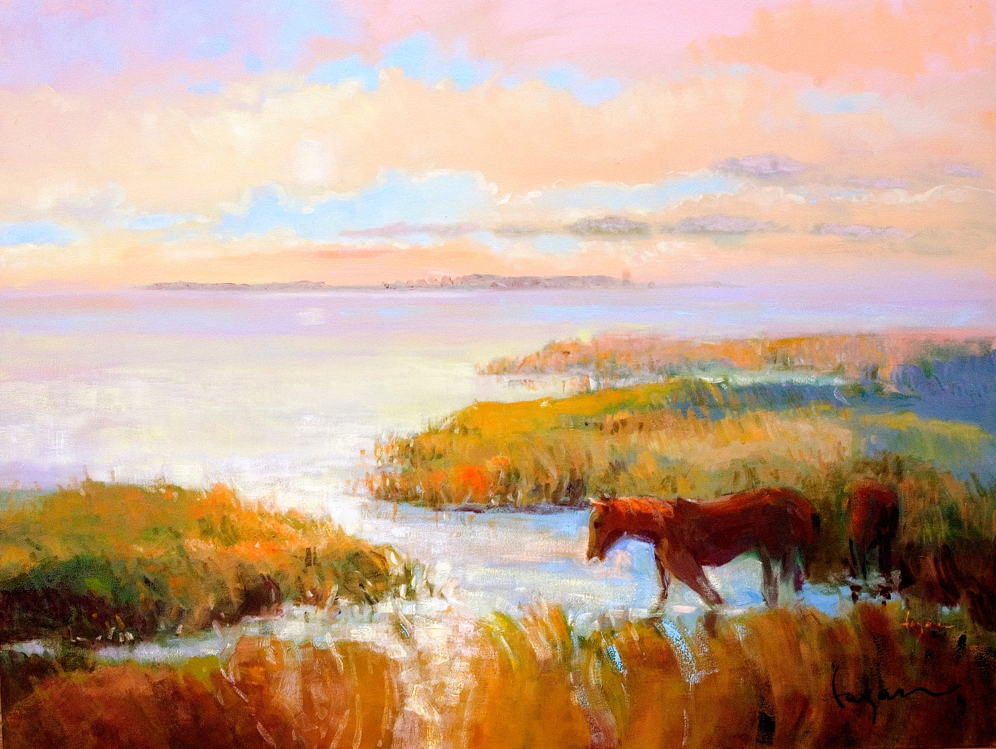 Serene Marshscape by Dorothy Fagan  on GIANT ART - animal