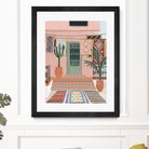 Moroccan Terrace by Ceyda on GIANT ART - illustration houseplant