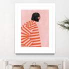 The Woman With the Orange Stripes by Bea Muller on GIANT ART - figurative clothing