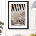 Shadow of lines at vintage wall by Photolovers on GIANT ART - abstract ground