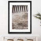 Shadow of lines at vintage wall by Photolovers on GIANT ART - abstract ground