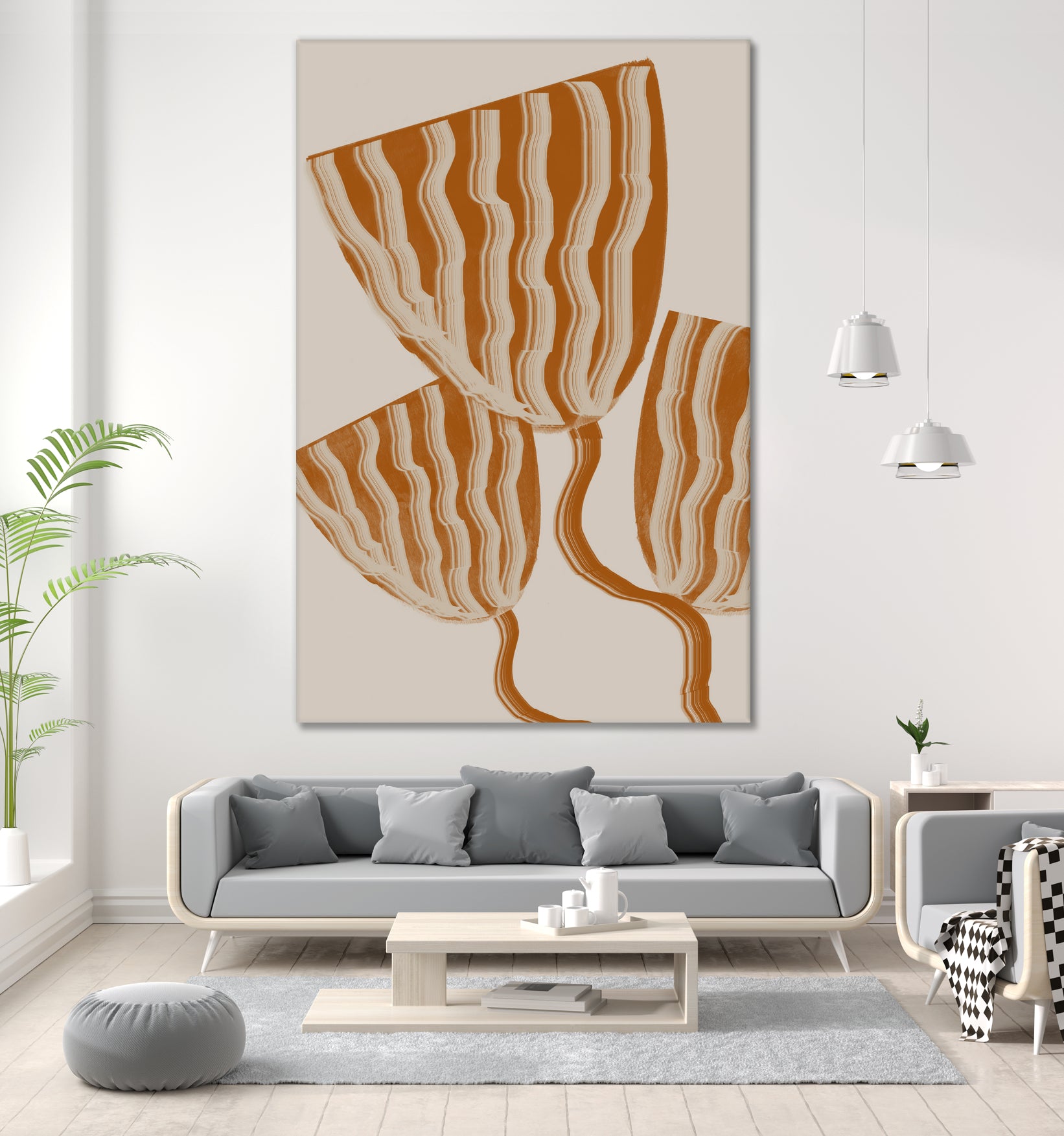 Modern Flowers by THE MIUUS STUDIO on GIANT ART - botanical flower 