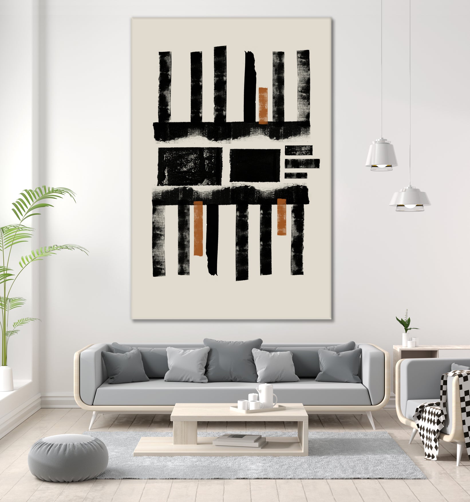 Geometric Rhythm by THE MIUUS STUDIO on GIANT ART - abstract modern