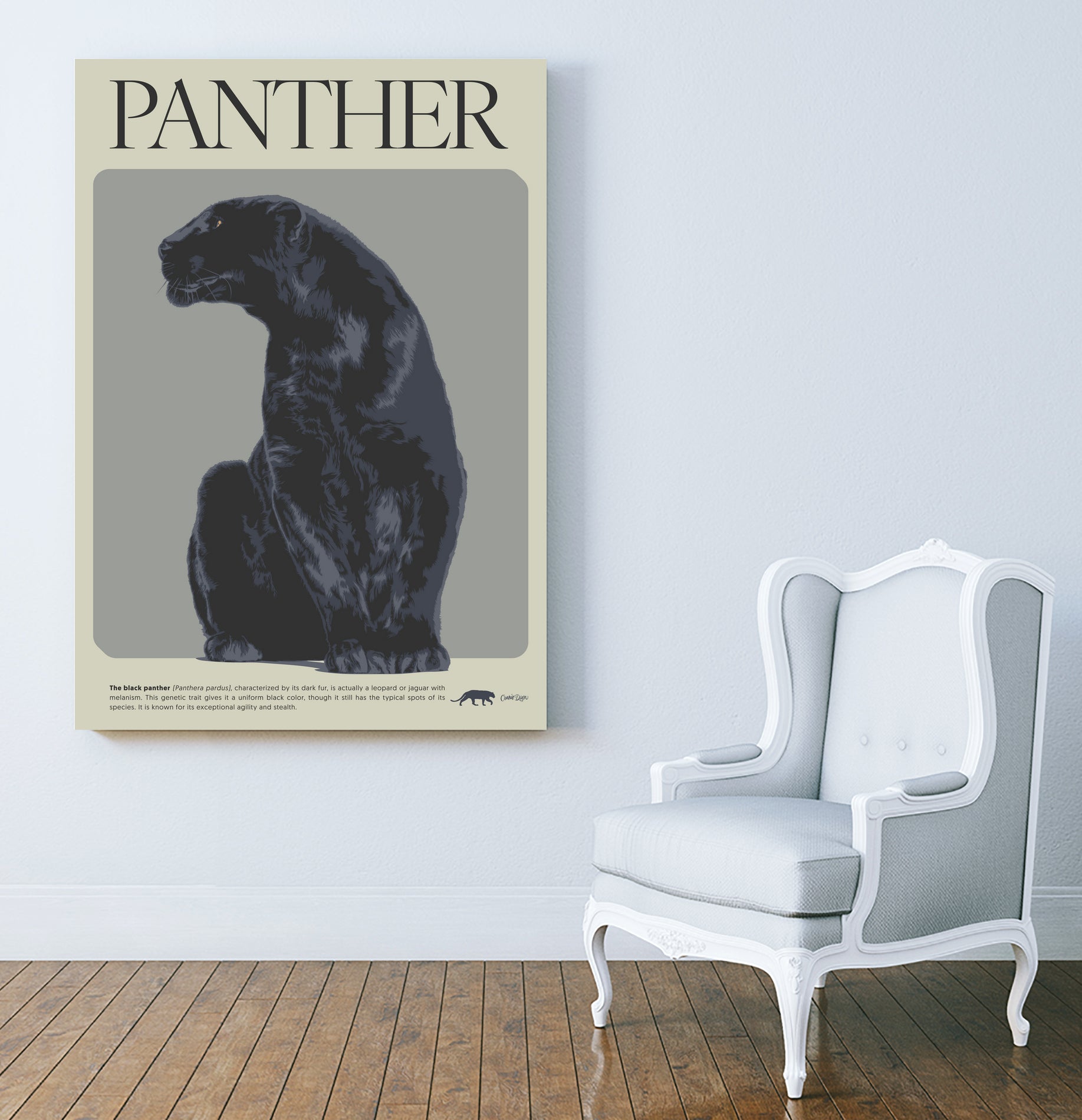 PANTHER by Cranio Dsgn / on GIANT ART - animals pets