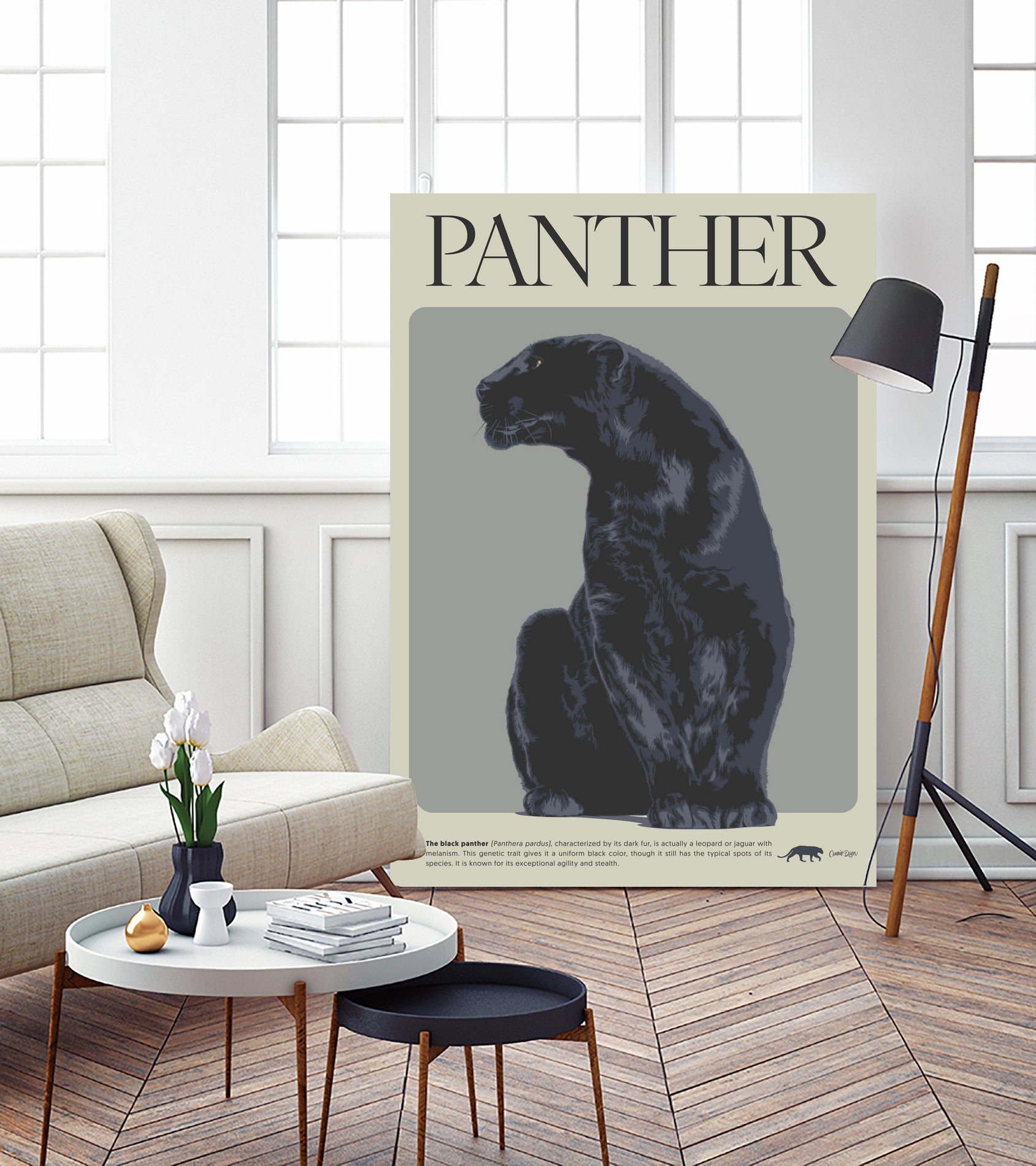 PANTHER by Cranio Dsgn / on GIANT ART - animals pets