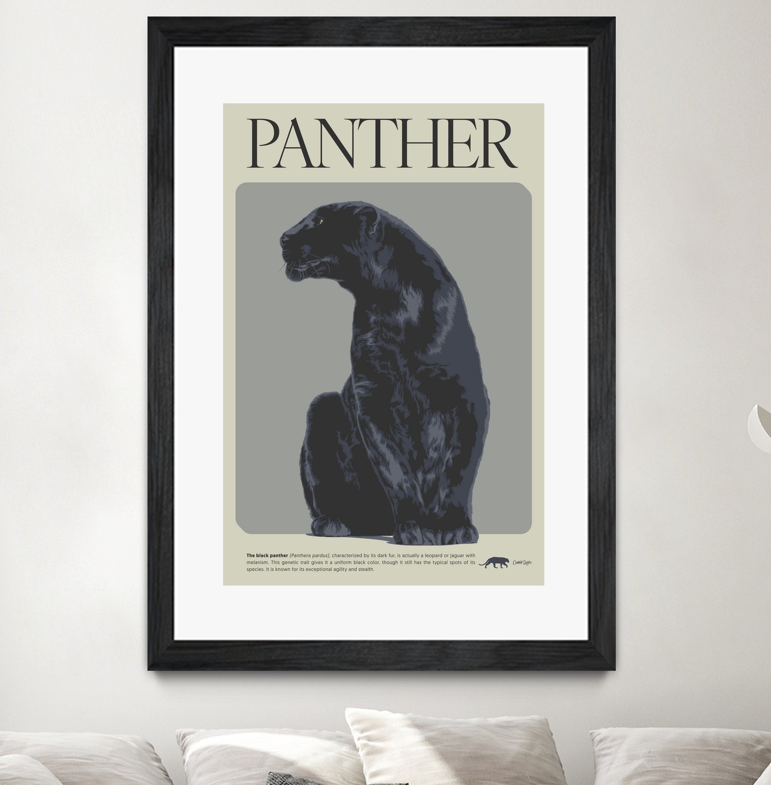 PANTHER by Cranio Dsgn / on GIANT ART - animals pets