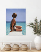 Sea View by Sarah Morrissette on GIANT ART - figuative looking away