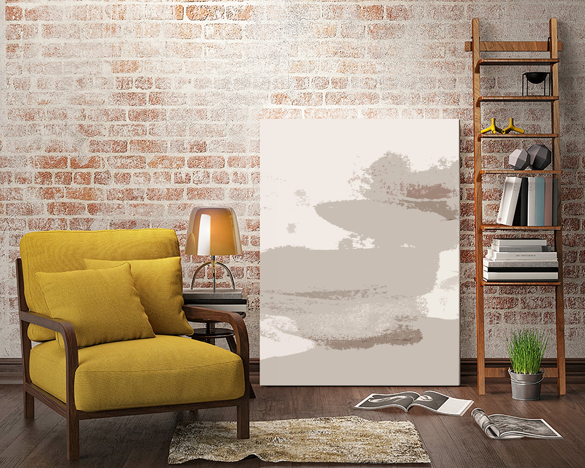 Pastel Brush Strokes by Iris Lehnhardt on GIANT ART - abstract modern farmhouse