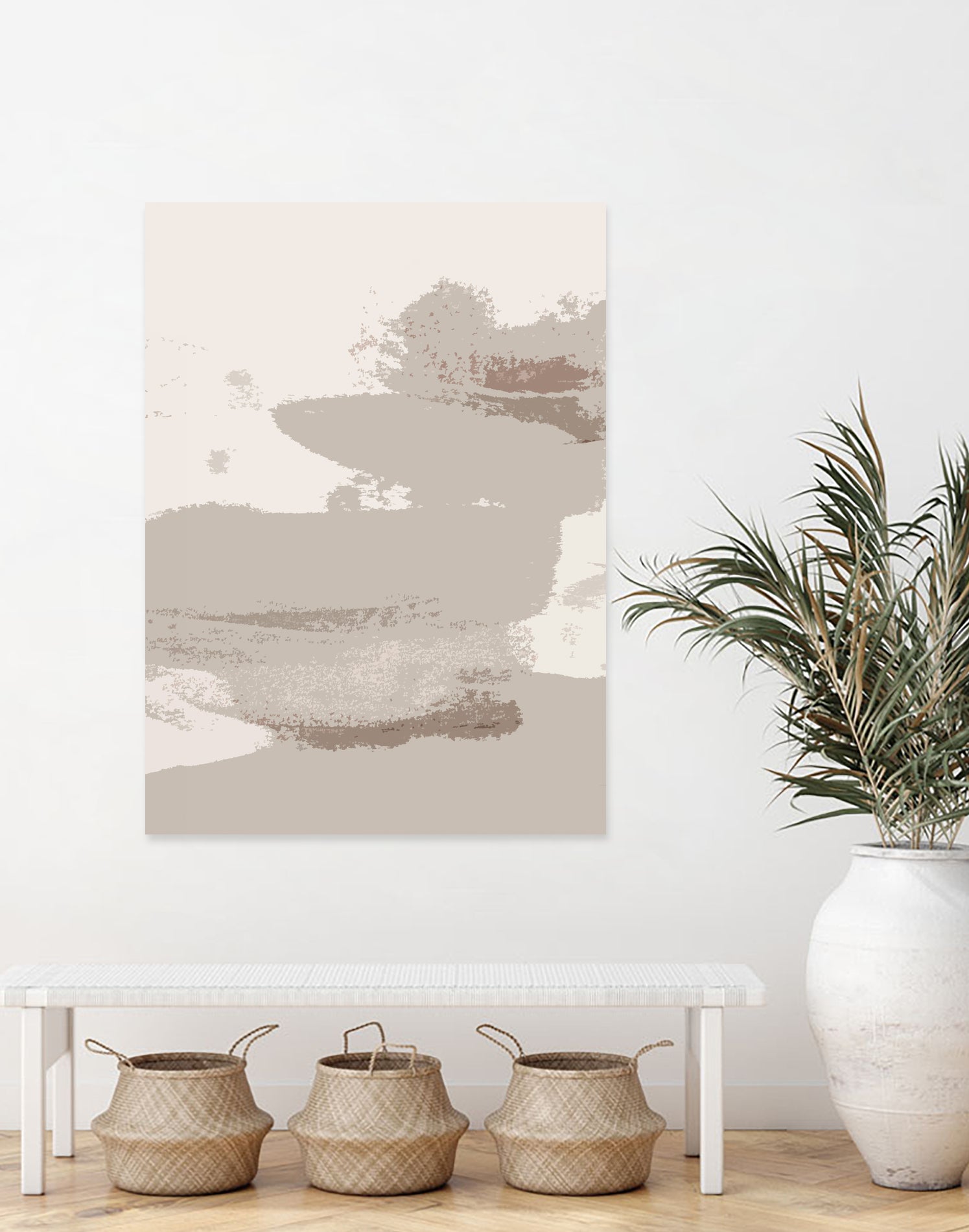 Pastel Brush Strokes by Iris Lehnhardt on GIANT ART - abstract modern farmhouse