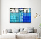 Living By The Ocean 1 by Cartissi on GIANT ART - blue abstract