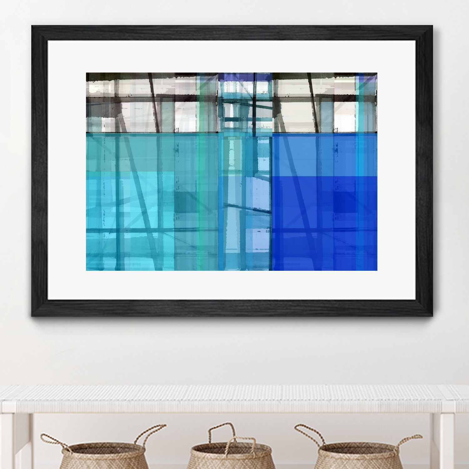 Living By The Ocean 1 by Cartissi on GIANT ART - blue abstract