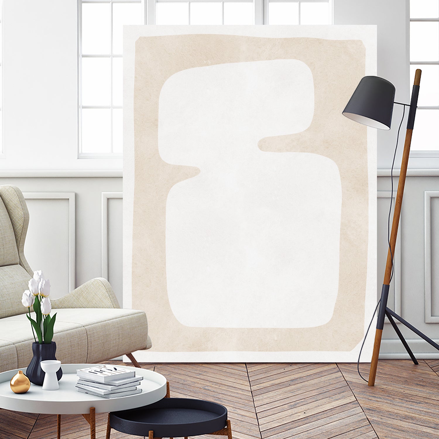Modern Minimalist Form by Vitor Costa on GIANT ART - 9001 illustration