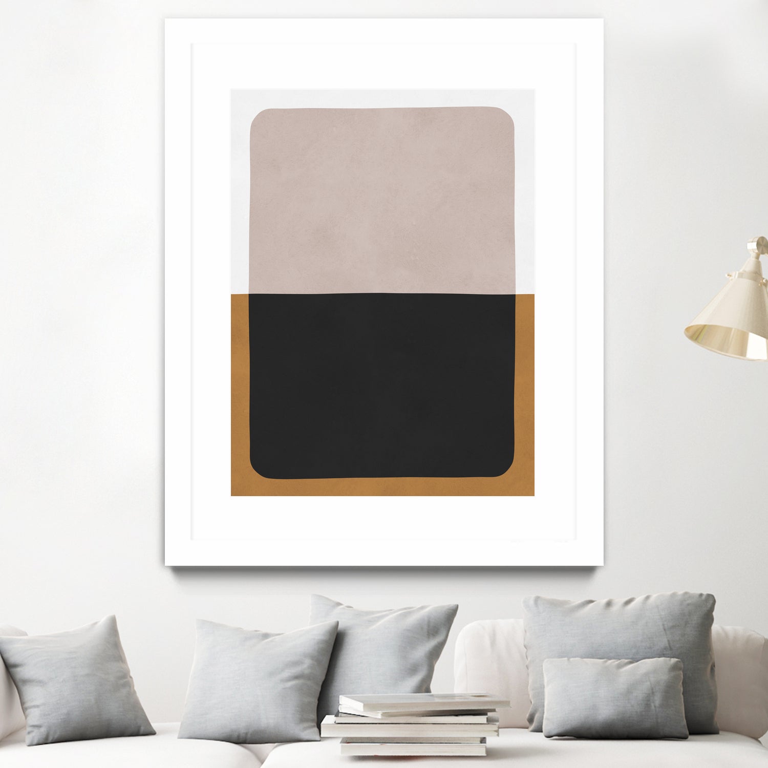Two overlapping colors 1 by Vitor Costa on GIANT ART