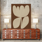 Beige Blossom Shapes by Vitor Costa on GIANT ART - 9001 illustration