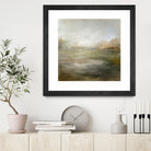 A Tranquil Misty Lake by Julia Cheney on GIANT ART - abstract landscape painting nature and landscapes abstract landscape painting