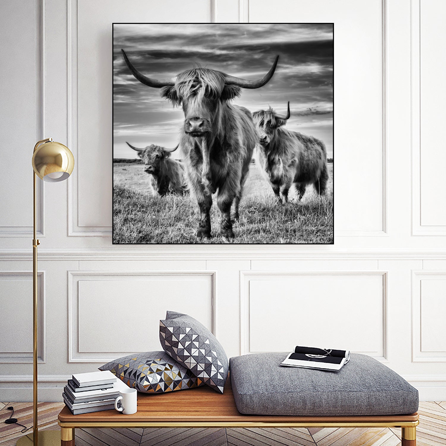 le trio by Stephane Pecqueux on GIANT ART - trois animal trois