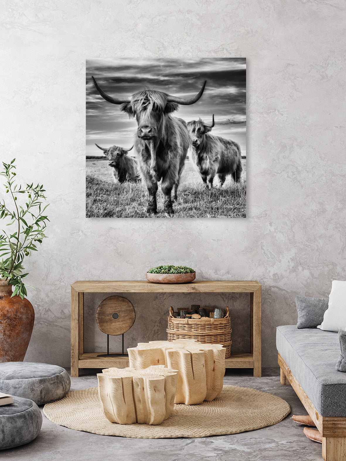 le trio by Stephane Pecqueux on GIANT ART - trois animal trois