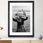 ALEX by Samuel Sleziak on GIANT ART - woman black and white woman