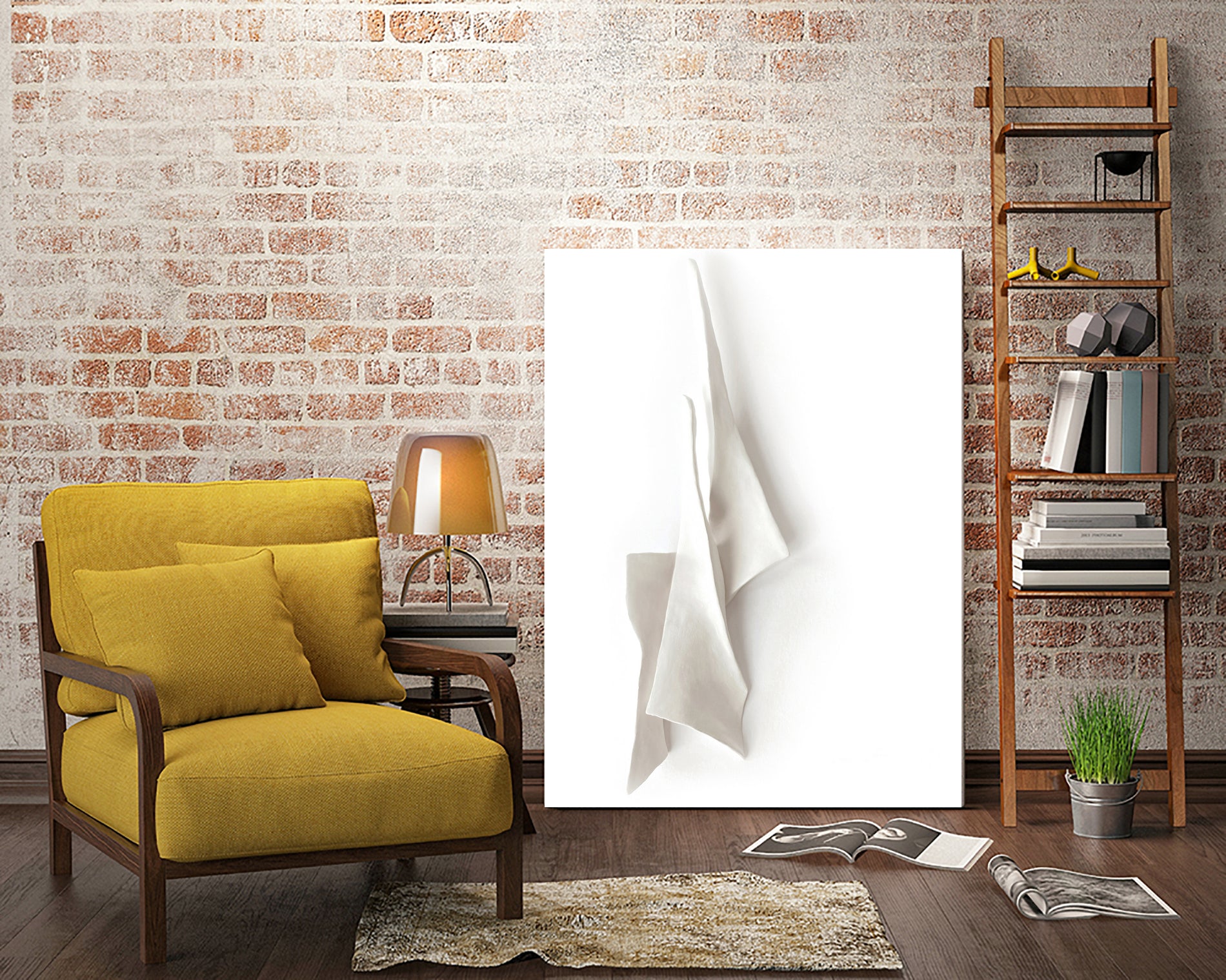White Elegance by Jenja Braun on GIANT ART - flowers and plants minimalist-art