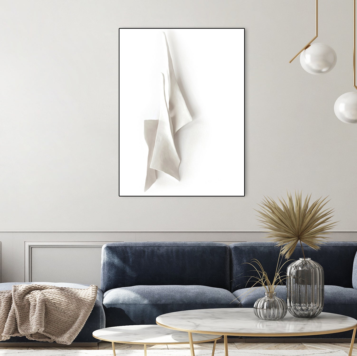White Elegance by Jenja Braun on GIANT ART - flowers and plants minimalist-art