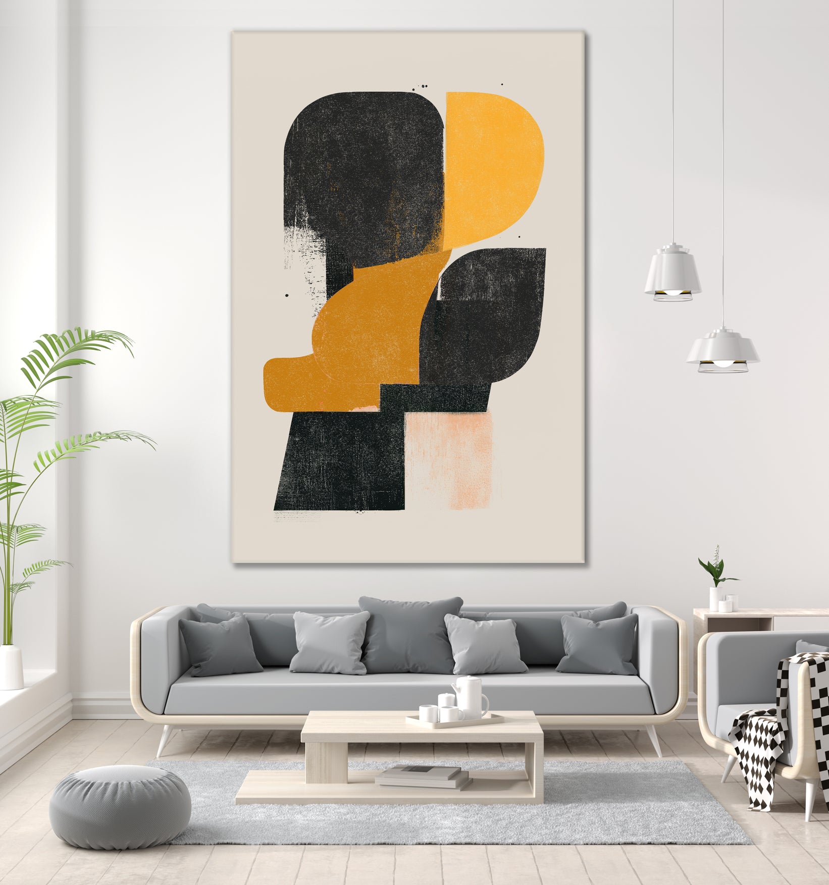 Abstract Shapes No.1 by THE MIUUS STUDIO on GIANT ART -  abstract