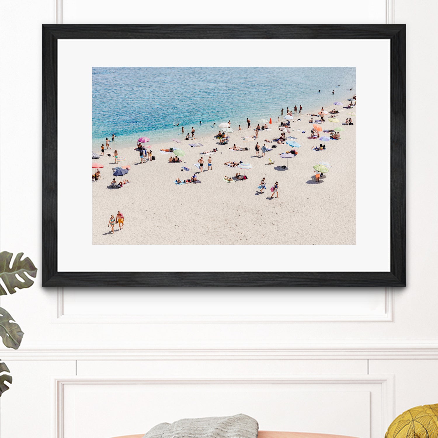 Tropea beach in the Summer by Photolovers on GIANT ART - umbrella photography umbrella