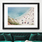 Tropea beach in Italy by Photolovers on GIANT ART - umbrella photography umbrella