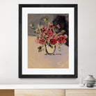 Bouquet With Beige Vase by Janel Bragg on GIANT ART - illustrations botanical illustrations