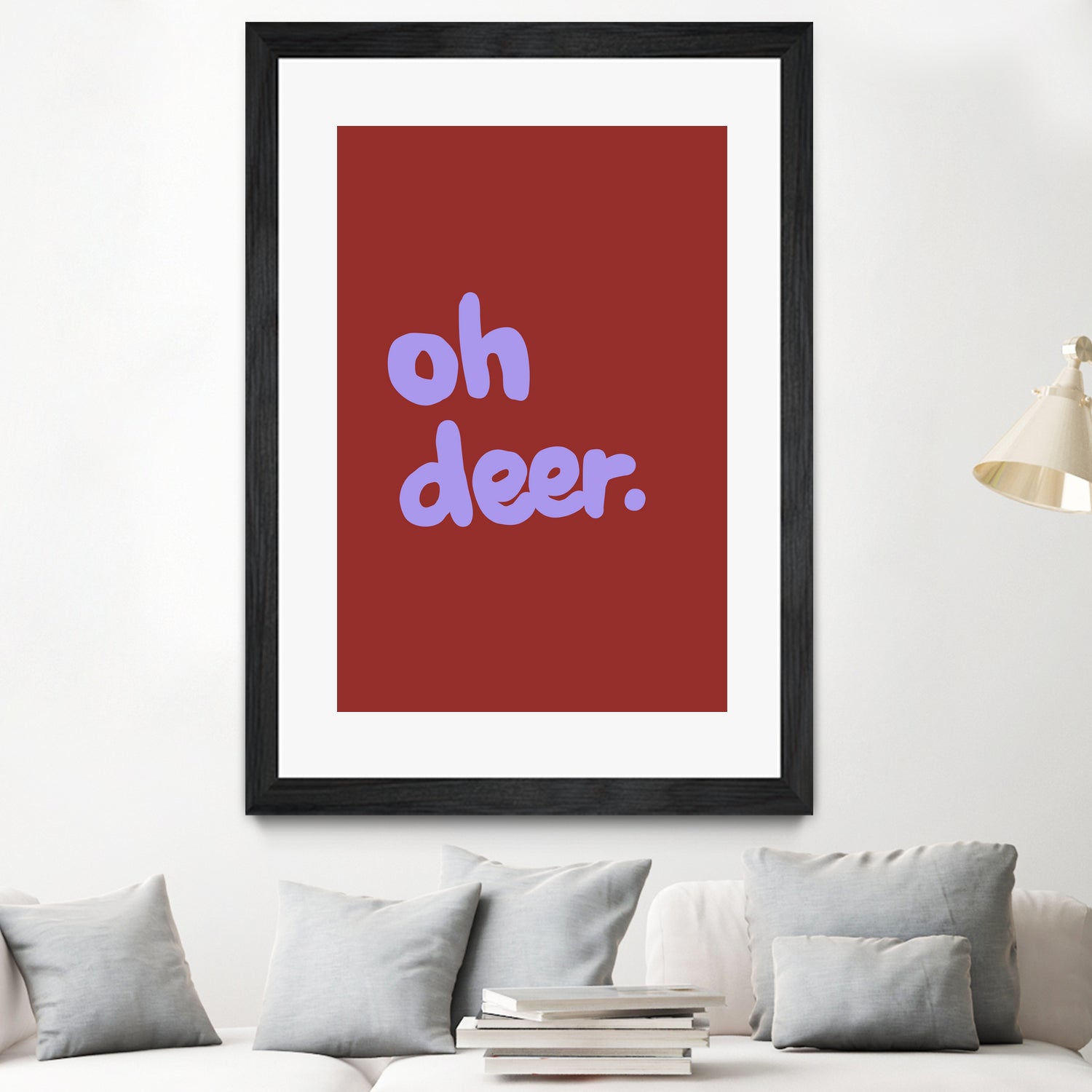 Oh Deer 1 by Studio Memb on GIANT ART - word art love