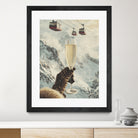 Bubbly Skiing by Andreas Magnusson on GIANT ART - figurative champagne